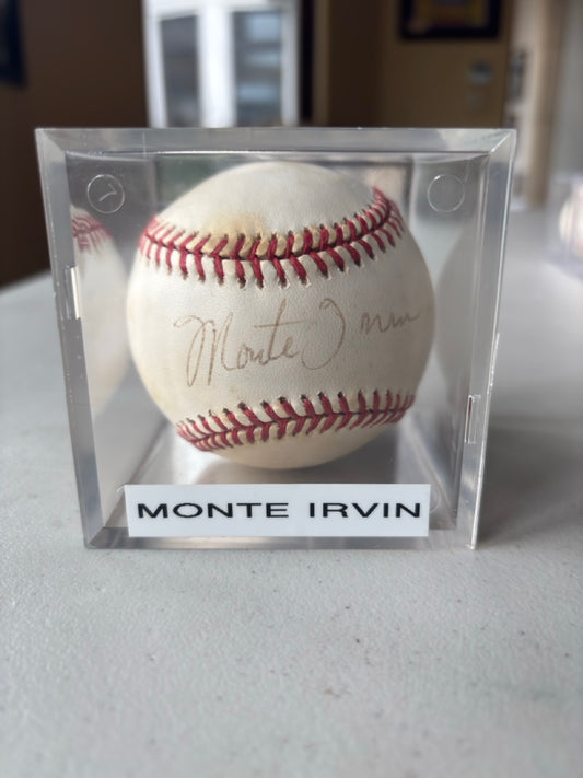 Monte Irvin Autograph Baseball
