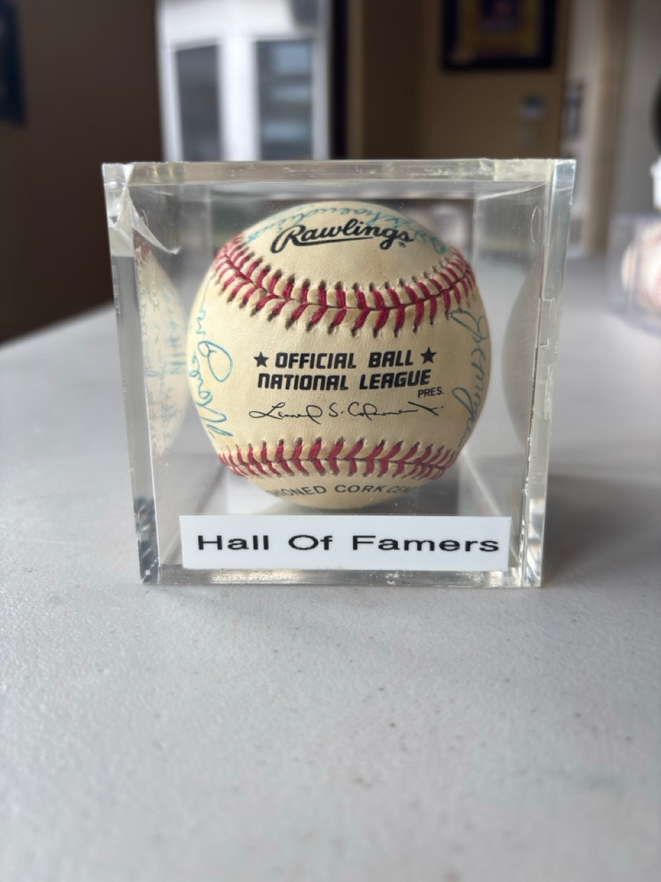 MLB Hall of Fame Players Autograph Baseball
