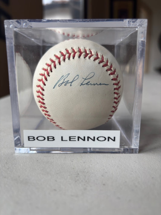 Bob Lennon Autograph Baseball