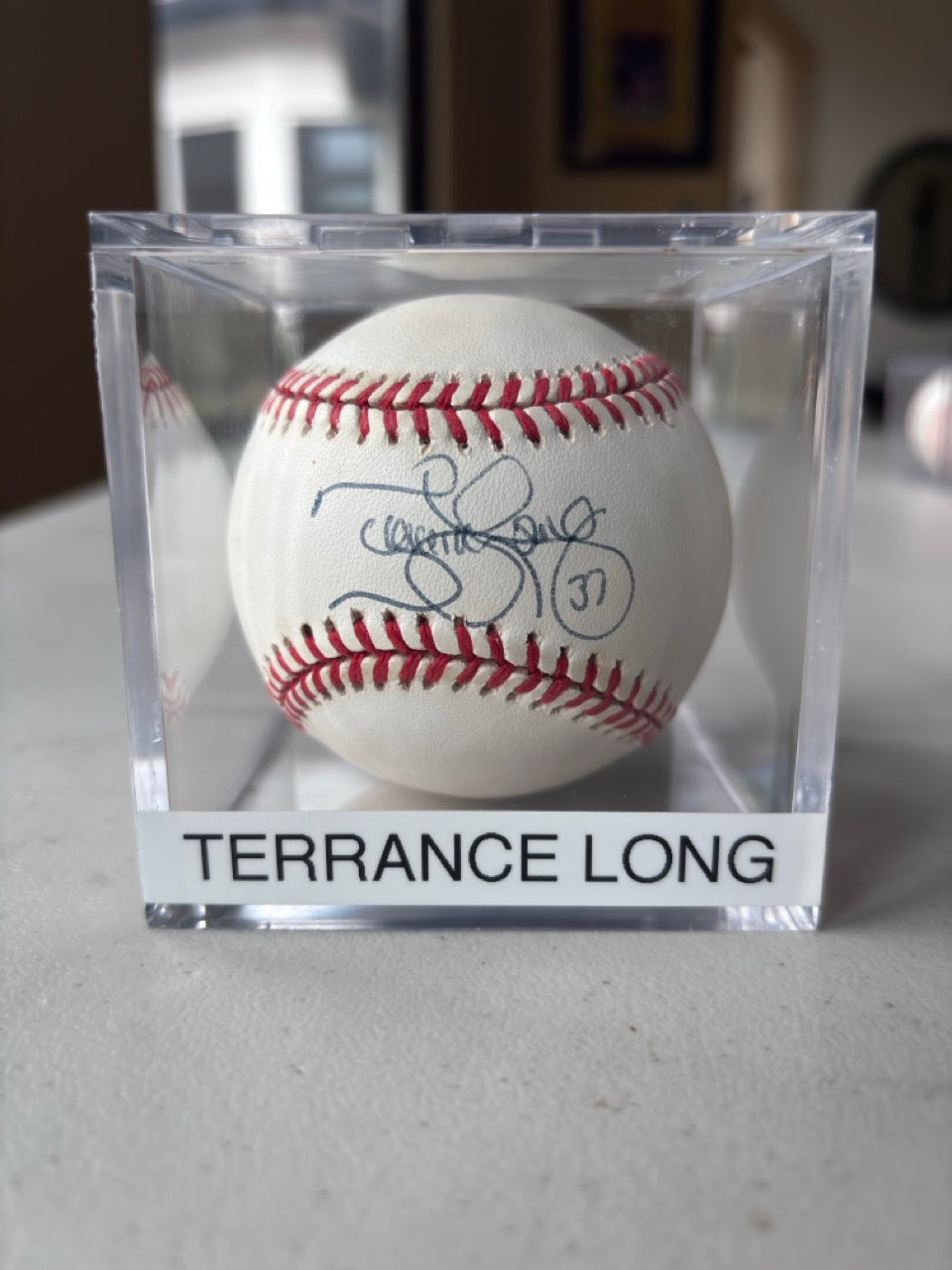 Terrence Long Autograph Baseball