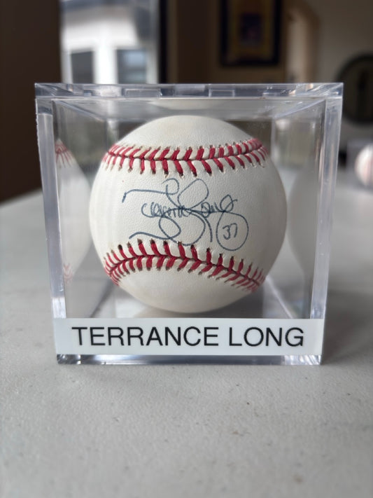 Terrence Long Autograph Baseball