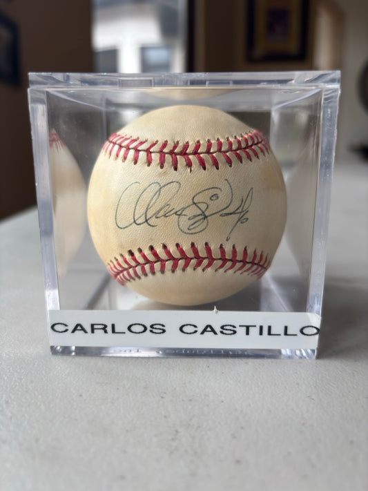 Carlos Castillo Autograph Baseball