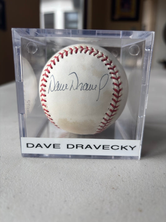 Dave Dravecky Autograph Baseball