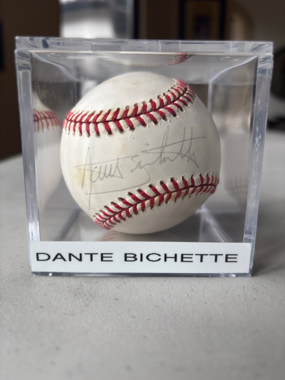 Dante Bichette Autograph Baseball