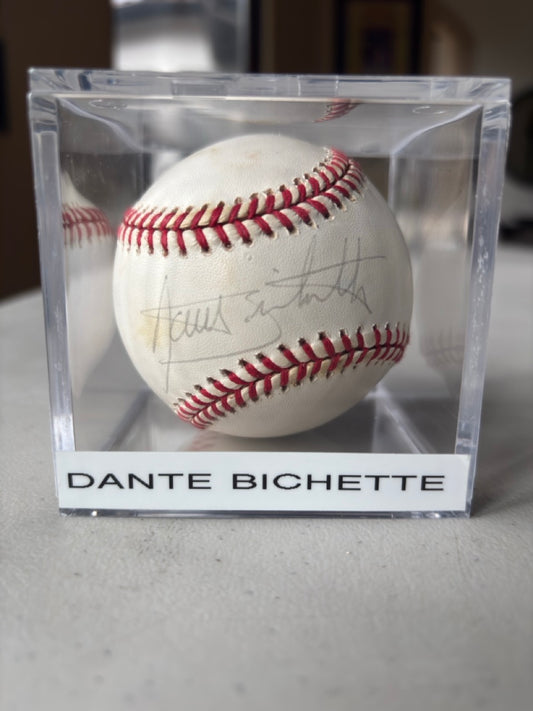 Dante Bichette Autograph Baseball