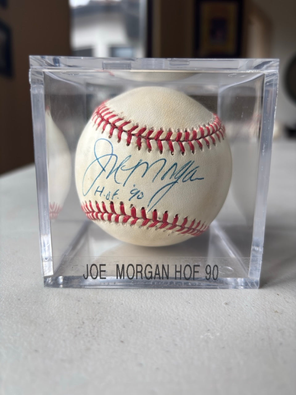 Joe Morgan Autograph Baseball w/ Inscription