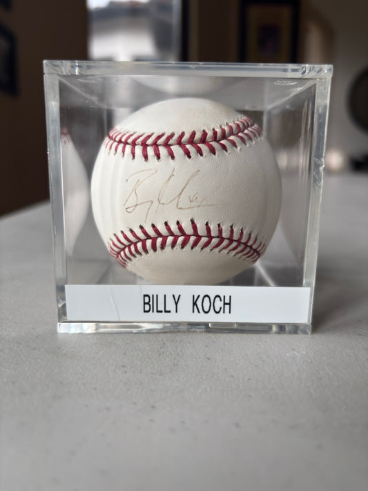 Billy Koch Autograph Baseball