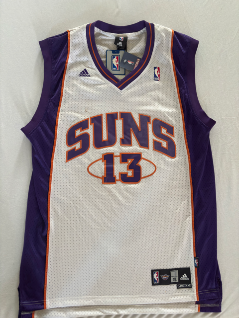 Steve Nash Dual Autograph Suns Jersey w/ Beckett COA