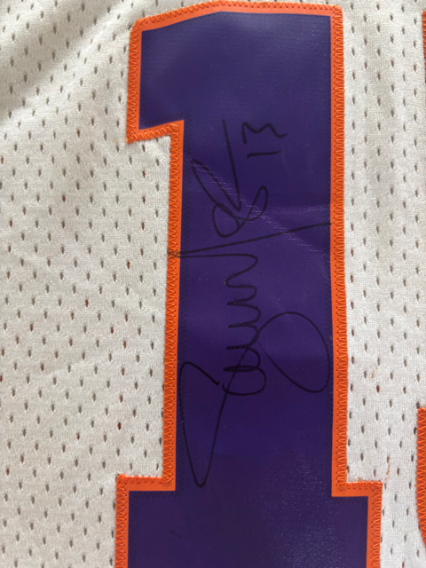 Steve Nash Dual Autograph Suns Jersey w/ Beckett COA