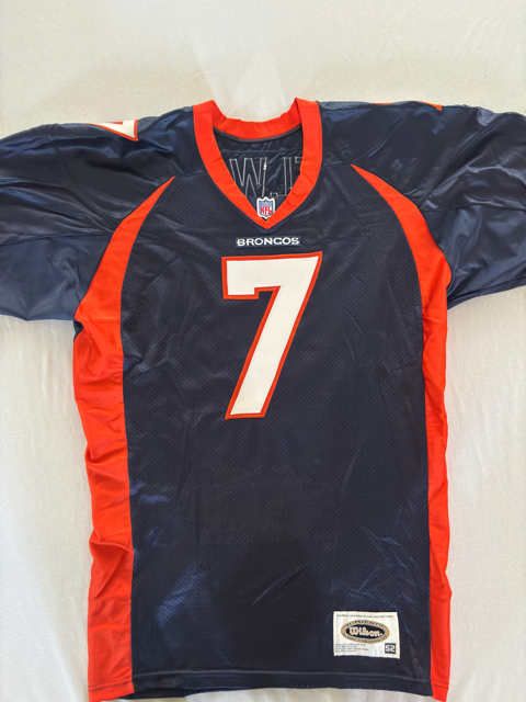 John Elway Achievements Autograph Jersey w/ JSA COA