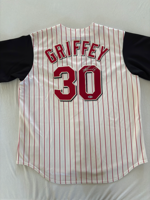 Ken Griffey Jr. Autograph Reds Jersey w/ Beckett COA