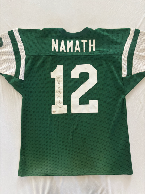 Joe Namath Autograph Jets Jersey