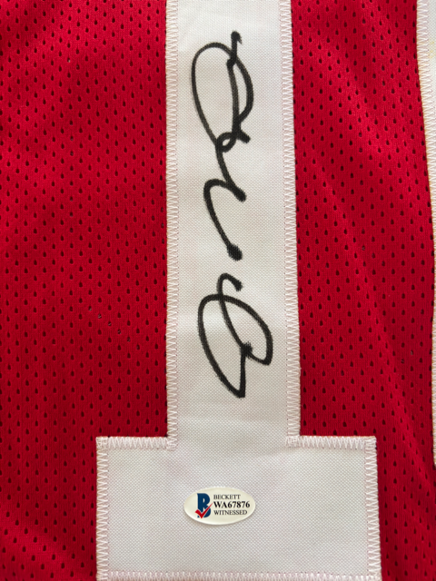 Joe Montana Autograph Achievements 49ers Jersey w/ Beckett COA