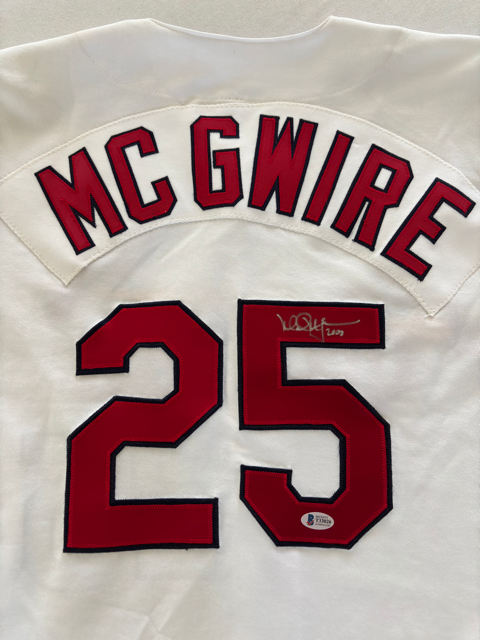 Mark McGwire Autograph Cardinals Jersey w/ Beckett COA