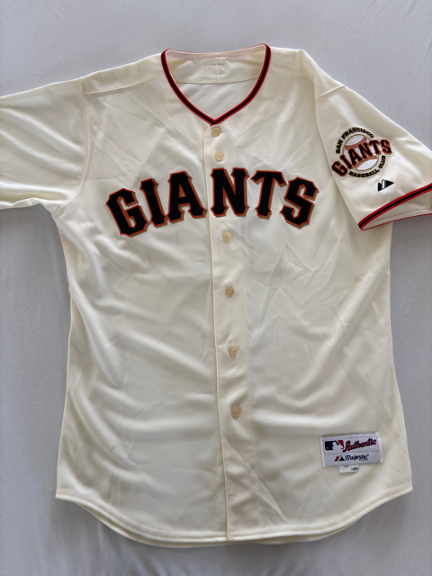 Omar Vizquel Autograph Giants 50th Anniversary Jersey w/ Beckett COA