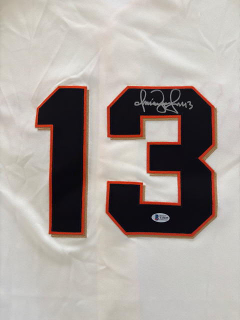 Omar Vizquel Autograph Giants 50th Anniversary Jersey w/ Beckett COA