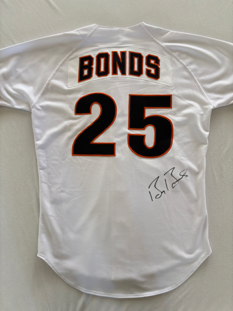 Barry Bonds Autograph Giants Jersey