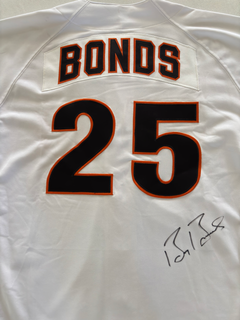 Barry Bonds Autograph Giants Jersey