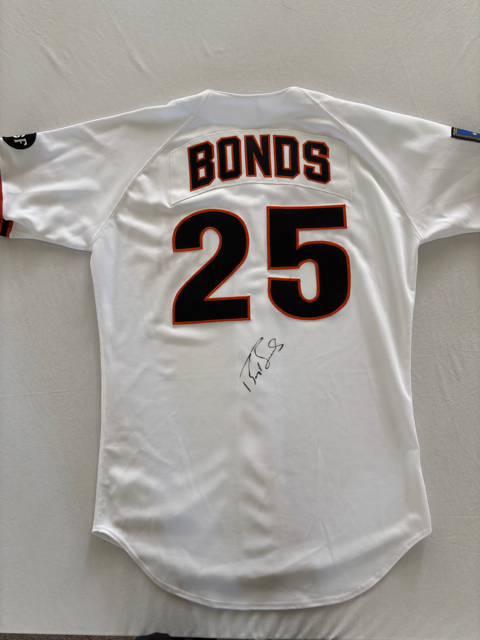 Barry Bonds Autograph 125th Anniversary Giants Jersey