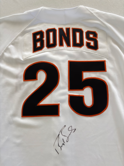 Barry Bonds Autograph 125th Anniversary Giants Jersey