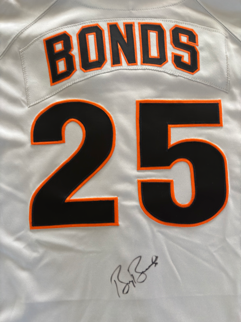Barry Bonds Autograph 125th Anniversary Giants Jersey