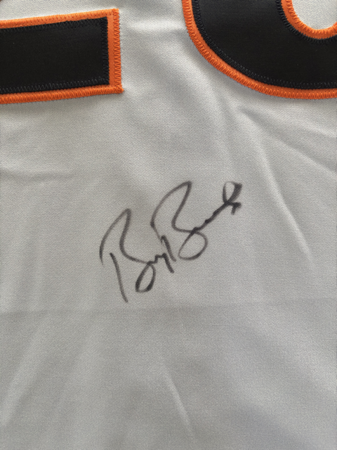 Barry Bonds Autograph 125th Anniversary Giants Jersey