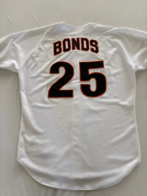 Barry Bonds Autograph Giants Jersey