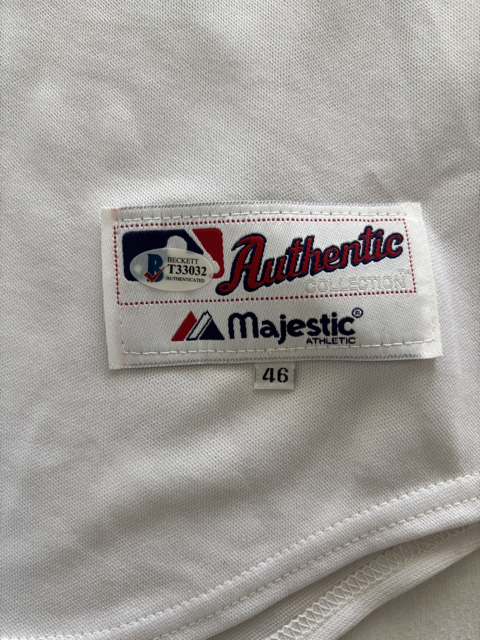 Nick Swisher Autograph Athletics Jersey w/ Beckett COA