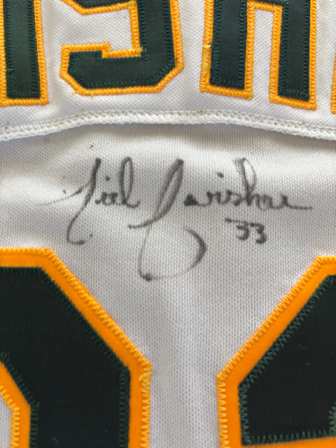 Nick Swisher Autograph Athletics Jersey w/ Beckett COA