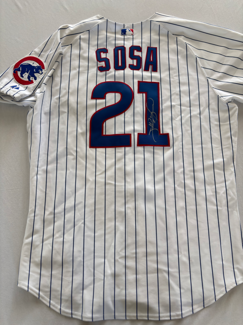 Sammy Sosa Autograph Cubs Jersey