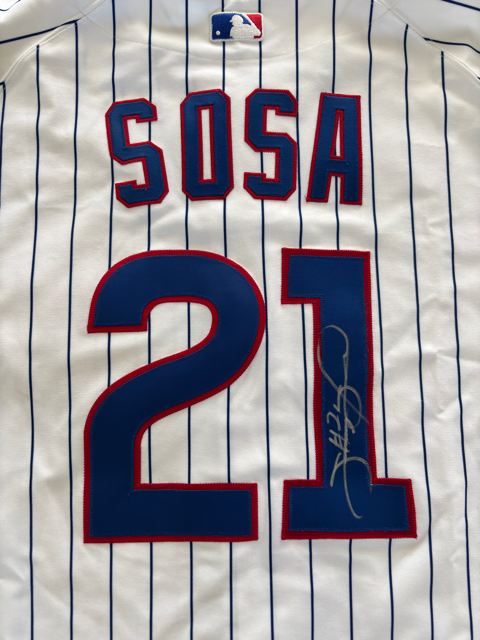 Sammy Sosa Autograph Cubs Jersey
