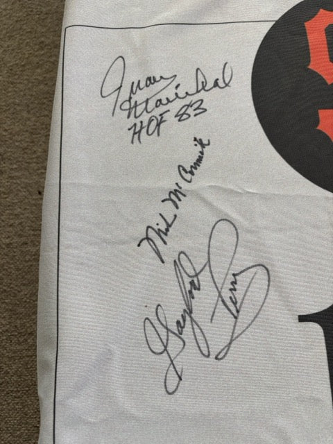 1962 World Series Reunion Autograph Banner w/ Beckett LOA