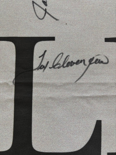 1962 World Series Reunion Autograph Banner w/ Beckett LOA