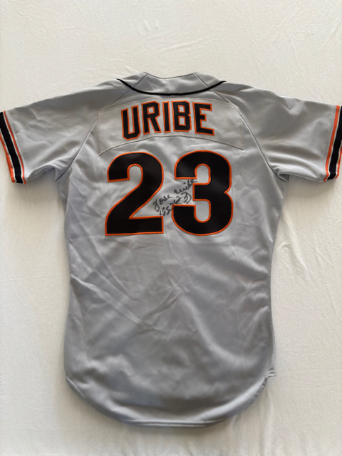 Jose Uribe Autograph Giants Jersey