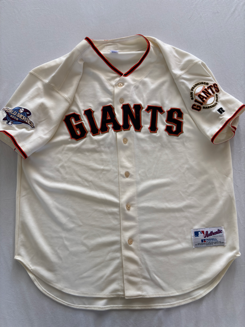Benito Santiago Autograph 2002 World Series Giants Jersey