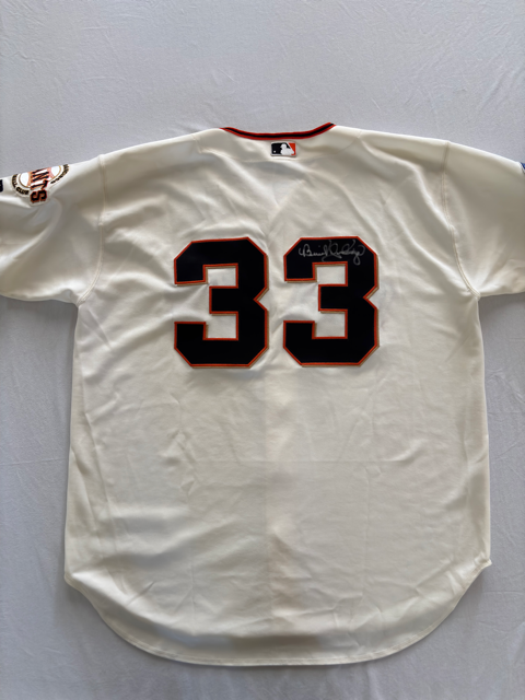Benito Santiago Autograph 2002 World Series Giants Jersey