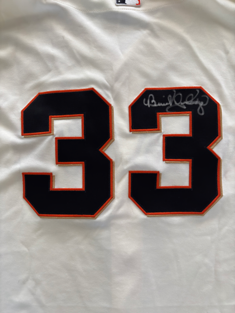 Benito Santiago Autograph 2002 World Series Giants Jersey