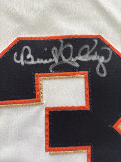 Benito Santiago Autograph 2002 World Series Giants Jersey