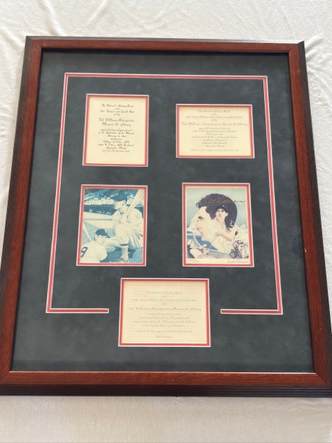 Ted Williams Rare Limited Edition Framed Lithographed Print