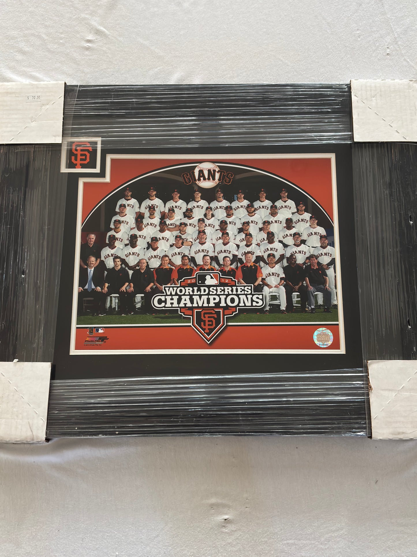 San Francisco Giants 2012 World Series Team Framed Portrait