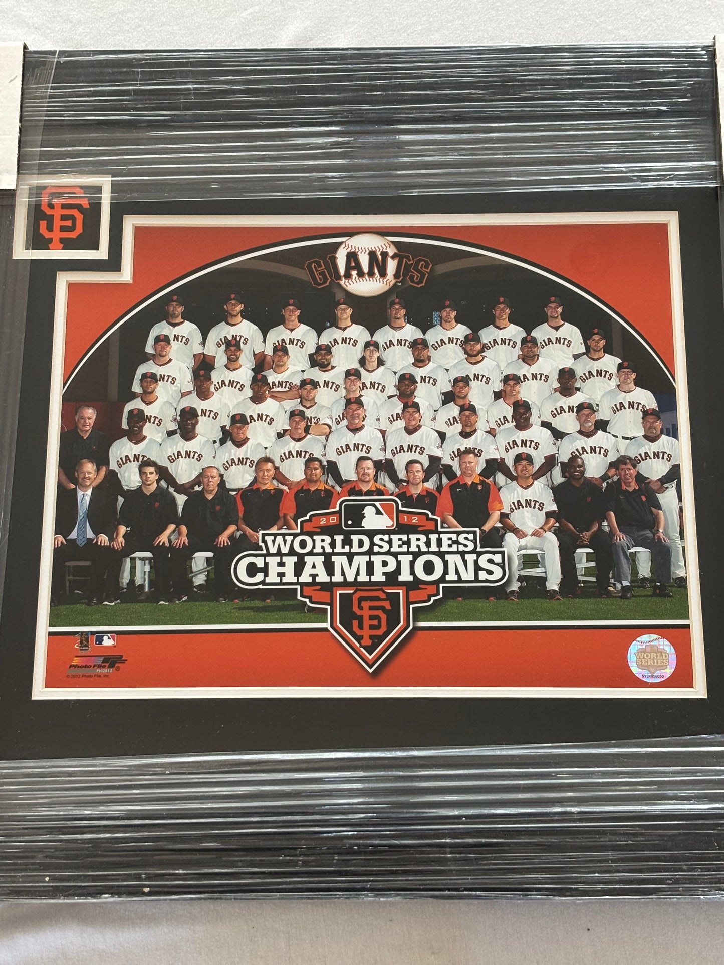 San Francisco Giants 2012 World Series Team Framed Portrait