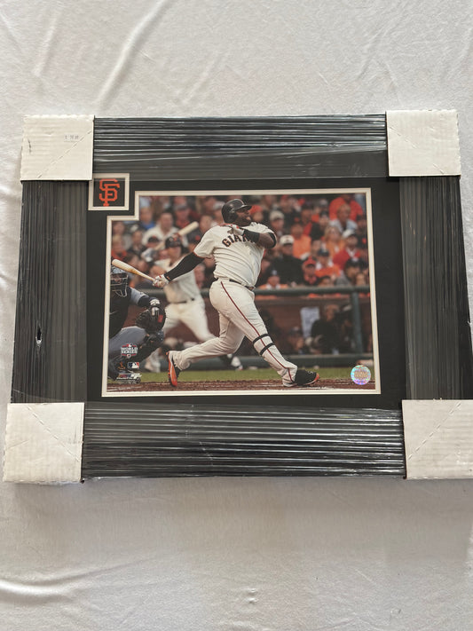 Pablo Sandoval 2012 World Series Swing Photo Framed Print