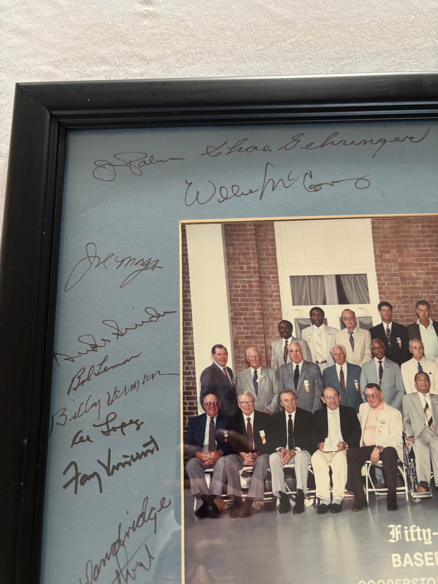 1990 Hall of Fame Ceremony Photo w/ 30+ Signatures