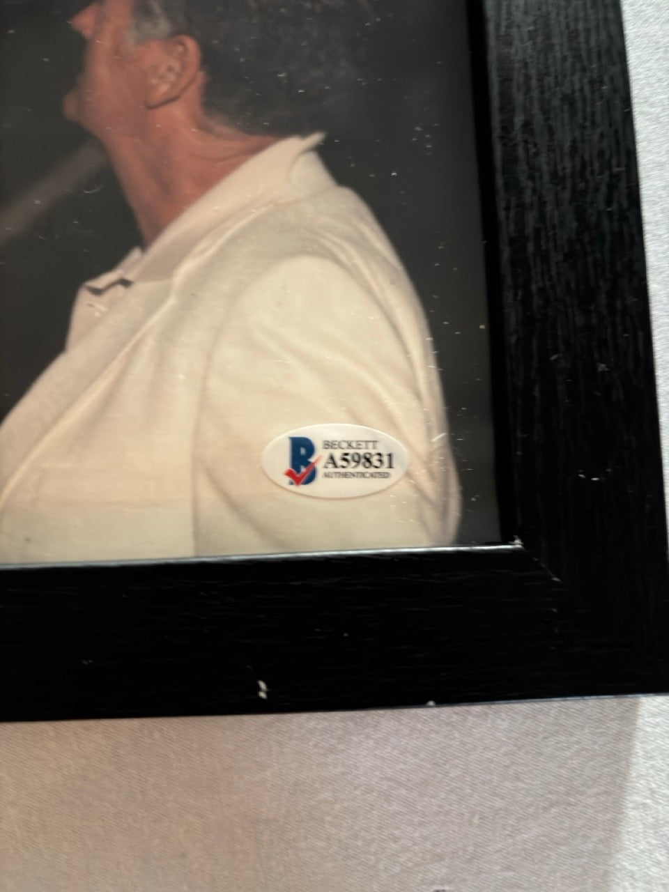 Ted Williams Autograph Photo w/ Beckett LOA