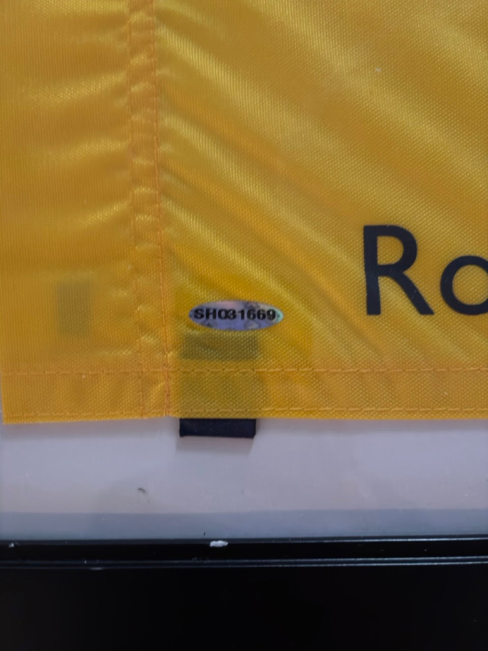 Tiger Woods 2006 The Open Championship Autograph 18th Flag