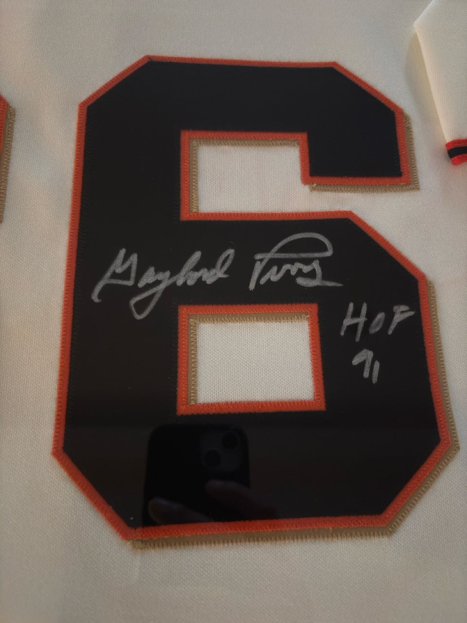 Gaylord Perry Autograph Framed Giants Jersey