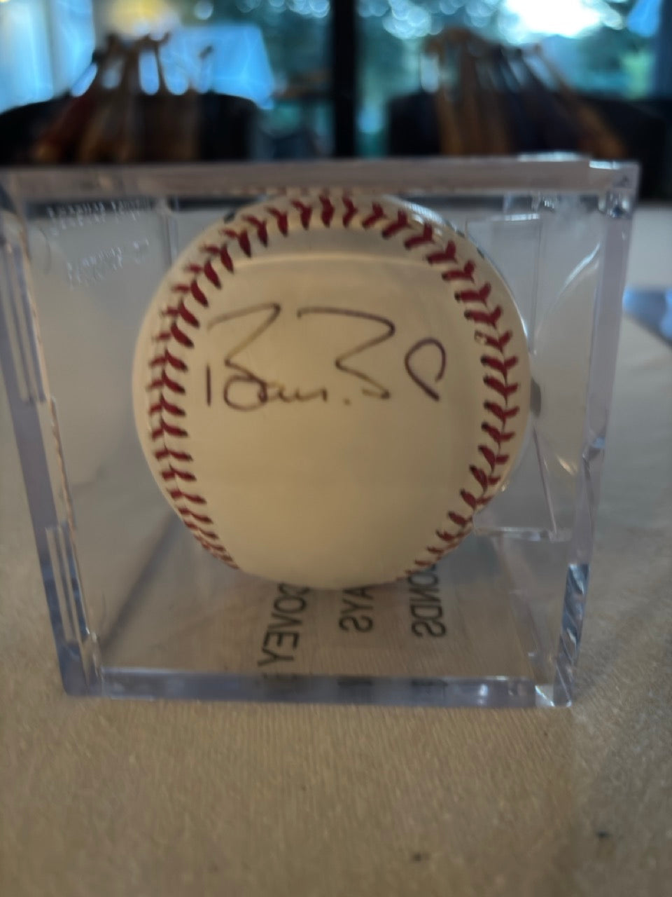 Barry Bonds, Willie Mays, & Willie McCovey Autograph Baseball w/ Beckett LOA