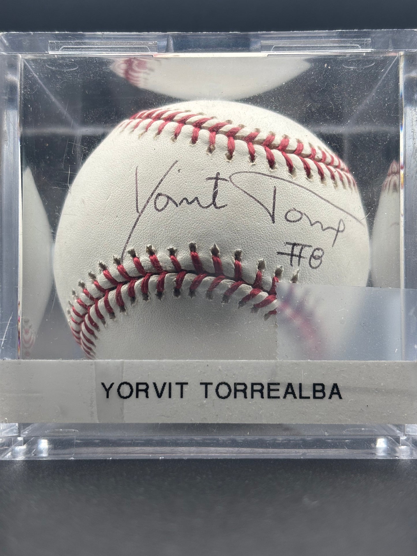 Yorvit Torrealba Autograph Baseball