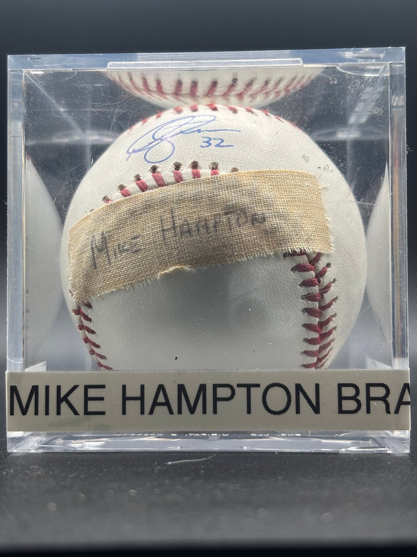 Mike Hampton Autograph Baseball
