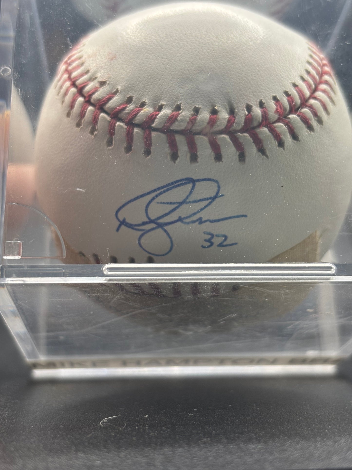 Mike Hampton Autograph Baseball